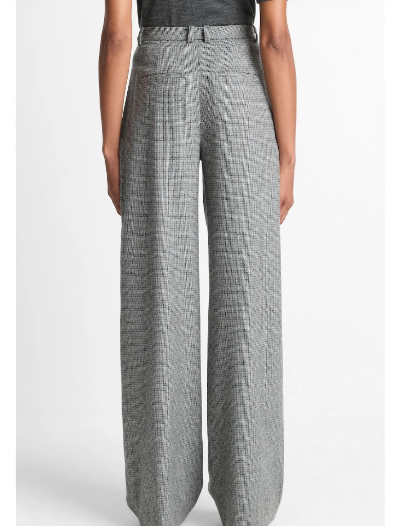 Vince High Waist Roman Check Pants — image 2 of 3